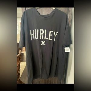 New Hurley Men’s XL 100% Cotton Black Short-Sleeved T-Shirt